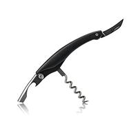 Qpractiko Tire-bouchon sommelier noir en acier inoxydable