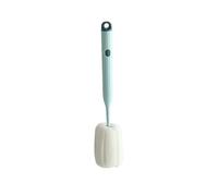 Qpz768 Lot de 2 brosses douces et faciles à nettoyer pour biberon Bleu clair 27,5 cm