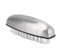 Qqmora Brosse de Nettoyage de Fruits et Légumes, Décontamination Ergonomique et Durable pour Le Nettoyage de la Cuisine, en Acier Inoxydable 304, 1 unité