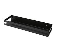 Qqmora Ensemble de Support de Salle de Bain, Grand Rangement étanche pour Salle de Bain et Maisons D'hôtes, Acier Inoxydable Noir 40x10x6cm