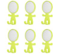 Qqmora Porte-badge Vierge 58 Mm, Crochets Personnalisés Robustes | Décoration de salle de bain DIY, plastique de bonne qualité, matériaux en fer, accessoires complets