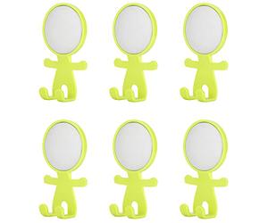 Qqmora Porte-badge Vierge 58 Mm, Crochets Personnalisés Robustes | Décoration de salle de bain DIY, plastique de bonne qualité, matériaux en fer, accessoires complets