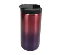 Qqmora Tasse à café Isolée Grand Calibre élégant dégradé de Couleur Antidérapant pour un Usage Quotidien en Acier Inoxydable 350ML (Dégradé Violet)