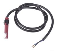 Qrb1 Sonde photocellule photoélectrique pour brûleur diesel, unité de détection de lumière en métal ABS avec réponse rapide et construction robuste pour systèmes de chauffage, couleur rouge moyen