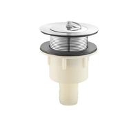 Qrity 1 Pièce Bonde D' évier, Bonde à Panier en INOX, sans Trop-Plein, Crépine de Panier D'évier de Cuisine pour Éviers à Vadrouille, 50#