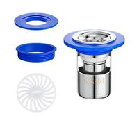 Qrity 1 Pièces Anti Odeur pour Sol de Douche, Siphon de Sol, Clapet Anti-Retour pour Évier de Douche, Drain de Plancher, 32mm