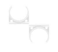 Qrity 2 Pièces Clips de Tuyau en Plastique, 47x50mm Pinces pour Filtre à Eau, Pinces Simples pour Filtres de Réfrigérateur
