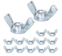 Qrity 20 Pièces Écrou Papillon, M3 Écrous à Oreilles, Écrou Pièces D'attaches en Acier au Carbone pour Bricolage, Réparation