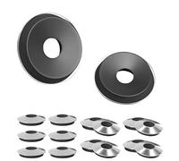 Qrity 20 Pièces EPDM Rondelles d'Étanchéité Collées, OD 12 mm, ID 5,5 mm, Épaisseur 2,5 mm, Rondelles d'étanchéité Composites, pour Boulon