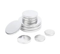 Qrity 20 Pièces Ronde Rondelles Plates, 304 Plaque Circulaire en Acier Inoxydable, Plaque Ronde en Métal, Diamètre 7mm, Épaisseur 1,2mm