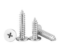 Qrity 20 Pièces Vis Autotaraudeuses, M2x5mm Vis Cruciformes en Acier Inoxydable 304, Filetage Complet, pour Bricolage, Menuiserie