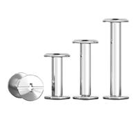 Qrity 20 Sets Vis Chicago, M4 x 10 mm Rivets de Reliure en Acier Inoxydable, Réparation de Remplacement de Rivets, pour Bricolage Décoration