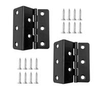 Qrity 2x Charnières à Trois Plis en Fer, 51 x 15 x 1,0mm avec Vis