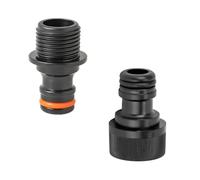 Qrity Lot de 2 Raccord de Robinet 1/2", Filetage Intérieur & Extérieur