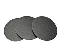 Qrity Lot de 3 Bouchons à Boutons en Plastique - 70 mm - Capuchons Ronds à Clipser pour Trou de Meubles - pour Armoire, Bureau, Table, Chaise, Armoire - Noir