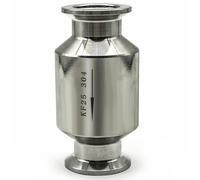 QRUYHBAJU Clapet Anti-Retour unidirectionnel en Ligne en Acier Inoxydable 304 for Pompe à Vide Homebrew KF16 KF25 KF40 KF50 KF63 KF80 KF100(Kf-80 Flange 114mm)
