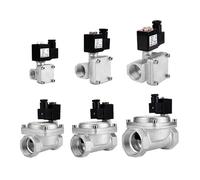 QRUYHBAJU Solénoïde Haute Pression normalement fermé en Acier Inoxydable 1,6 Mpa 0927, 1/2", 3/4", 1", 1-1/2", 2"(110vac-epdm-seal,0927200)