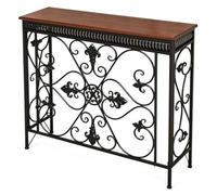 QSNYJPL Étagère Radiateur, Cache Radiateur, Étagère Décorative | Console Ajourée avec Tablette de Rangement pour la Maison, Supportant Une Charge de 80 Kg(Black,90x24x80cm/35x9.5x31in)