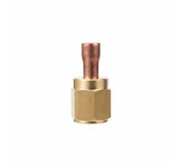 QSTDGVPW Adaptateur de Climatisation Raccord Pipe Connecteur Tuyau Conversion avec Écrou Évasé Vers en Laiton et Cuivre Étanche Assemblage Fileté Résistant, 3 Fen