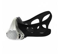 QSTDGVPW Appareil d'Entraînement à l'Oxygène Masque Respiratoire Entraîneur d'Altitude Dispositif de Résistance Respiratoire Équipement Sportif Accessoire, Argent, L