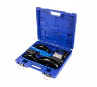QSTDGVPW Cintreuse de Tube Manuelle Cintreuse Plieuse Outil Kit avec Coffret de Transport et Matrices Multiples en Alliage d'Aluminium pour Plis à 90 Degrés