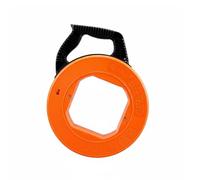 QSTDGVPW Dérouleur de Câble Guide Fil Passe-câble Outil de Tirage Structure Légère en Plastique Boîtier de Protection pour Lignes Pilotes 6mm Adapté au Chantier Ateliers Entretien Bricolage, Orange