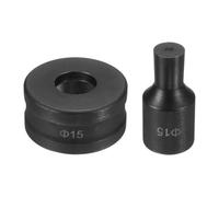 QSTDGVPW Jeu de Poinçons, Outil de Poinçonnage, Poinçon Rond, de Rechange, Noyau En Acier 40Cr, Poinçonnage Précis, Installation Facile, Compatible avec Les Ou, 1.5 Cm