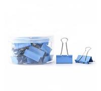 QSTDGVPW Lot de 5 Pinces à Papier Doubles, Pinces à Documents, Pinces à Reliure En Acier Au Manganèse, Durables, avec Système de Fixation En Maille, 4 pièces