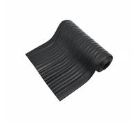 QSTDGVPW Matériau de Réparation Bateau Bande d'Usure PVC Renfort Coque Protection Anti Frottement Surface Rainurée Pose sur, Noir, Noir, 5m X 20cm
