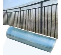 QSTGX Polycarbonate Transparent Rouleau Polycarbonate Résistants Aux UV Et À La Pluie Toiture En Plastique Pour Vérandas, Auvents, Balcons, Pergolas, Garages(0.7x1m)