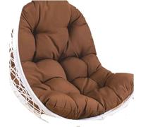 QTANZIQI Coussin de Chaise Suspendu en Forme d'œuf, Coussin de siè, balançoire, Tapis Suspendu, Oreiller, Patio, extérieur, hamac épais à Bascule pour Patio (café)