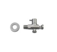 QTANZIQI Ensemble de pulvérisateur de Bidet à Main en Laiton, Robinet de Toilette, Salle de Bains, Balcon, buse de Douche, autonettoyant (Valve Grise)