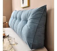 QTANZIQI Oreiller de Soutien Triangulaire pour tête de lit, Coussin de Lecture, Soutien Lombaire, traversin de positionnement Doux, 180 x 50 x 20 cm, idéal pour soulager Les maux de Dos Lire