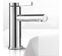 QTANZIQI Robinet de Cuisine de Salle de Bain en cuivre, Robinet monotrou, mélangeur d'eau Chaude Froide, Accessoires de Cuisine de Salle de Bain élégants pour évier lavabo, A, A