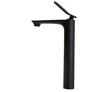 QTANZIQI Robinet de Toilettes évier Noir Salle de Bain 1 Trou lavabo en Laiton pour Cuisine, Noir B (Noir A)
