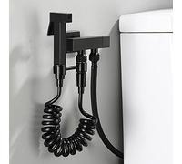 QTANZIQI Robinets, pulvérisateur de Bidet à Main, kit de Douche, Robinet à tête carrée en Laiton, Ensemble de valves en cuivre, Robinet Jet/Style 5 (Style 10)