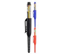QTFYE Marqueur à trou profond - Lot de 3 marqueurs à pointe longue | Marqueurs étanches à portée de 45 mm | Stylo de construction rechargeable | Marqueur à long trou pour installation de porte