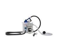 QTREIDG DEF Pompe de transfert 220 V avec pistolet de distribution automatique et débitmètre numérique, pompe 40 l/min, pompe à membrane, pompe diesel, auto-amorçante, pour solution d'urée, diesel