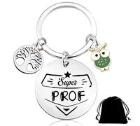 QTZXZX Porte-Clés Décapsuleur Prof - Cadeau Prof Original Décapsuleur Inox Personnalisé pour Prof Homme Accessoire Unique Ouvre Bouteille Prof Idée Cadeau Prof