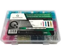 QUAD 2011C397 - Assortiment de raccords rétractables 340 pièces - 3:1 - avec adh