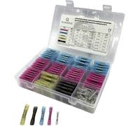 Quadrios 2011C397 Prolongateur avec gaine thermorétractable 0.3 mm² 6 mm² entièrement isolé blanc, rouge, bleu, noir, jaune 340 pc(s)