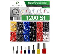 Quadrios 2011C405 Assortiment d'embouts simples partiellement isolé multicolore 1200 pc(s)