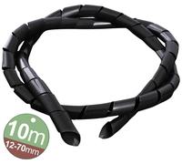 Quadrios 2111C146 2111C146 Gaine spirale 12 à 70 mm noir 1 set