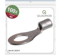 Quadrios 23C514 Cosse à oeillet Section max.=6 mm² Ø du trou=8.5 mm non isolé 100 pc(s)