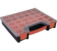 Quadrios 23SA094 Mallette de rangement (L x l x H) 31.2 x 27.2 x 6 cm Nombre de compartiments: 14 séparations fixes Contenu 1 pc(s)