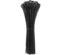 Quadrios 24CA359 24CA359 Serre-câble 250 mm 3.6 mm noir stabilisé aux UV 100 pc(s)