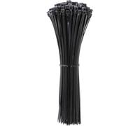 Quadrios 24CA372 24CA372 Serre-câble 250 mm 7.6 mm noir stabilisé aux UV 100 pc(s)