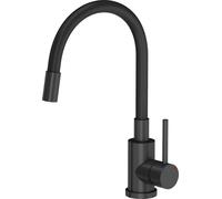QUADRON MAGGIE Mitigeur de cuisine Steinsteel avec bec flexible TRES NOIR MAT - noir mat
