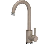 QUADRON Robinet de cuisine KATE SteelQ Mitigeur 360°, couleur : beige, hauteur : 22,3 cm Fonction QFix, rotation- Robinet de cuisine en inox