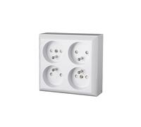 Quadruple prise NATYNK HOME PLUS IP20 20457
